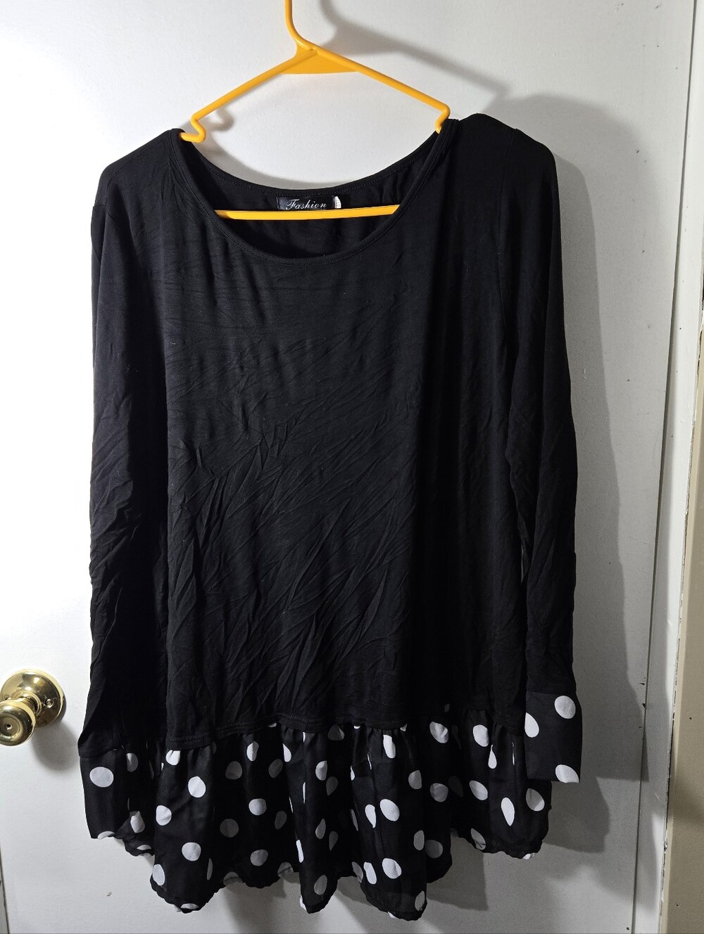 Classic Fashion Collection Whimsigoth Casual Goth Tunic Top Long Sleeve Size 4XL